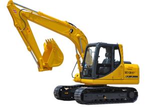 Wholesale Hydraulic Heavy Equipment Excavator SC130.8 With Closed Cab 82KW Cummins Diesel Engine from china suppliers