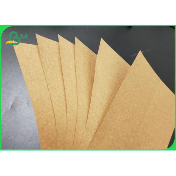 Wood Pulp Thin Brown Craft Paper Jumbo Rolls 80gsm 90gsm Making Shopping Bags