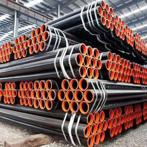 Wholesale grade Q345B Carbon Steel Pipe High Carbon Steel Tube with Plastic Caps from china suppliers
