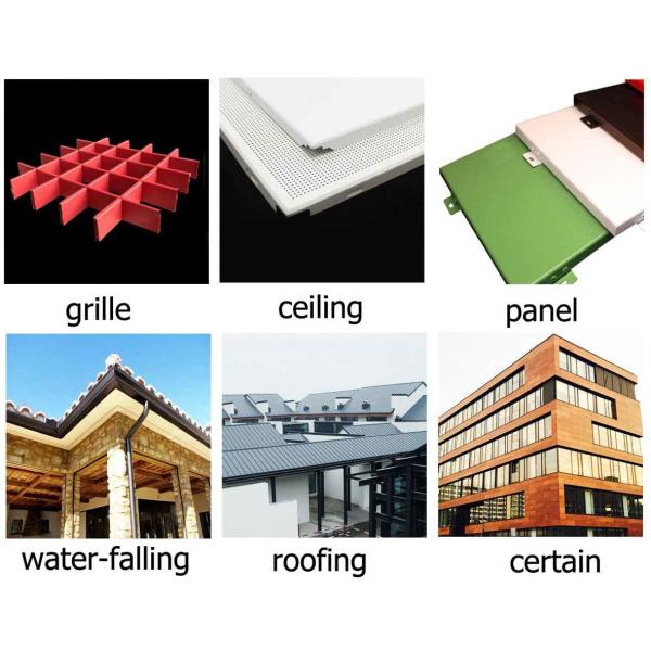 3004 H24 White Color Pvdf Pre Coated Aluminium Sheet For Shutter
