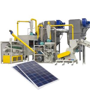 Wholesale Solar Panel Recycling Equipment for 300-1000 Kg/h Capacity and 100% Recycling Advantage from china suppliers