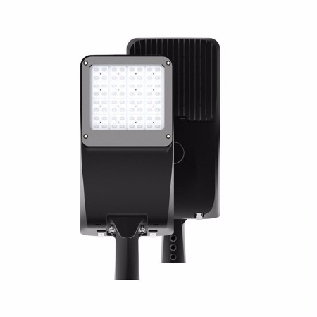 led solar street light diecast aluminum 10-80w Lumileds Luxeon 5050 chips 160-170lm/w microwave/PIR sensor smart control