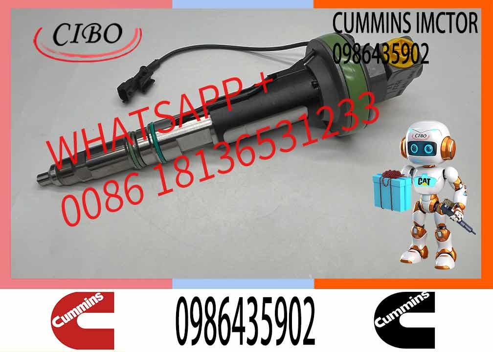 Genuine Fuel Injector Assembly F00BJ00002 01986435613 0986435902 0986435905 0986435616 F00BJO0008For Qsk19 Engine
