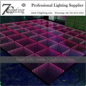 Wholesale 50X50cm Magic 3D Mirror LED Dance Floor for Event Party Decor. from china suppliers