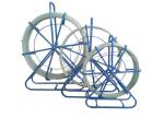 Galvanized Steel Frame Fiberglass Duct Rodder For Locating The Duct Block