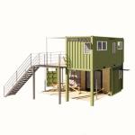 20ft or 40ft Foldable Puerto Rico Living Luxury Flat Pack Shipping Container