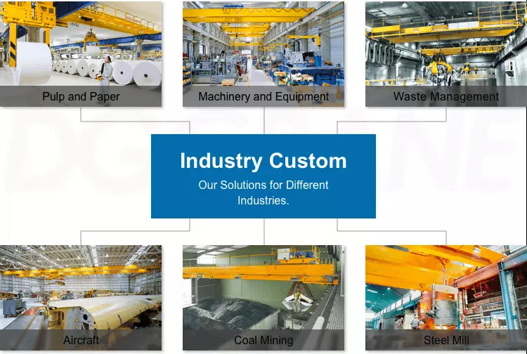 Iron Steel Plant 15T Single Girder Overhead Crane Lifting Equipment