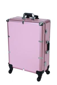 Wholesale Custom Black &amp; Pink Makeup Cases With Light For Makeup from china suppliers