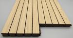 ODM Laminated Soundproof Veneer Wooden Grooved Acoustic Panel for Office Lobby