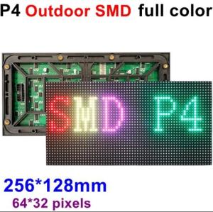 Wholesale Outdoor P4 SMD Full Color LED Display Module 320X160mm / 256X128mm LED Screen Module from china suppliers