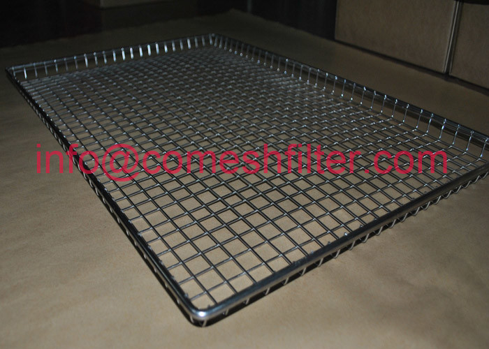 Metal Perforated 18x26 Inch Oven Baking Tray Dehydrator Mesh Tray 304