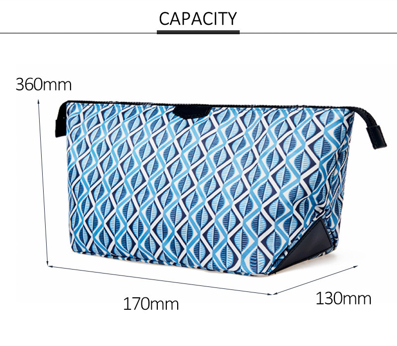 High Quality Folding Portable Recycled Cosmetic Make Up Travel Bag