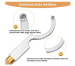 3pcs Woodturning Carbide Cutter Inserts Round Shape For DIY Woodworking Lathe