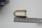 Guangzhou decoration accessories zinc alloy hardware bag d ring buckle 20MM
