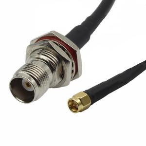 Wholesale SMA Male Plug To Bulkhead TNC Female Nut Waterproof Low Loss LMR400 RF Extension Cable from china suppliers