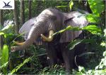 Life Size Animatronic Elephant Garden Ornaments Zoo Park Decorative Statues