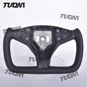Wholesale For Tesla Model 3/Y/S/X Carbon Fiber Yoke Steering Wheel Leather Materials from china suppliers
