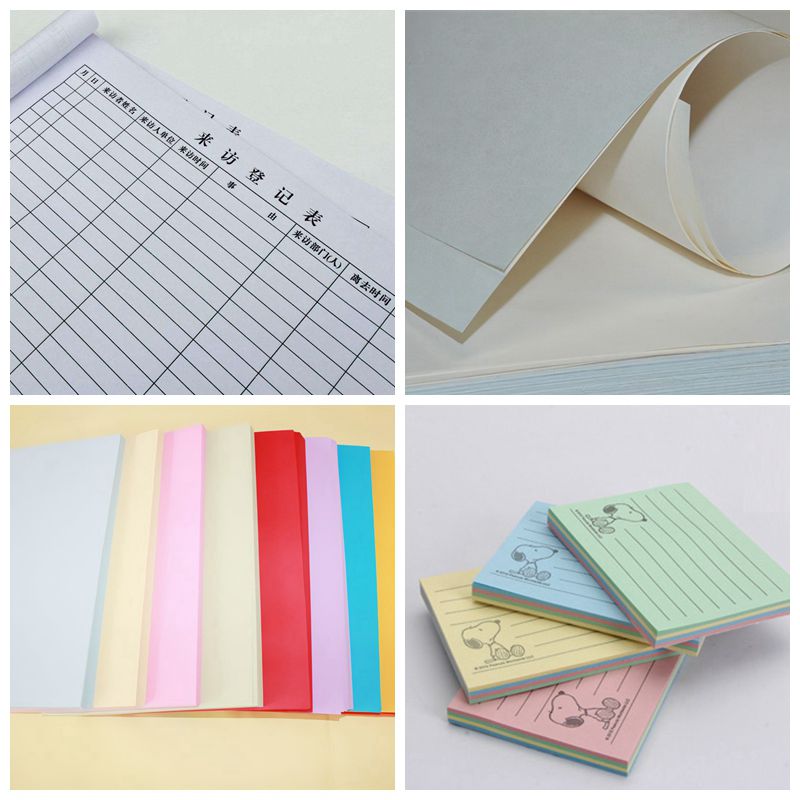 Recycle Pulp Uncoated Solid Color Woodfree Paper For Color Pages