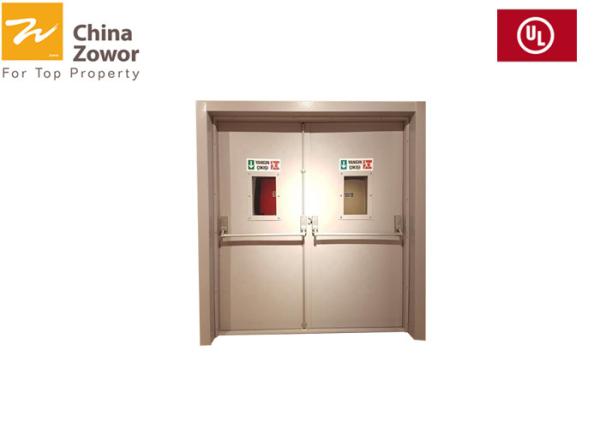 Gal. Steel FD30 Fire Door/ Fire Rated Commercial Metal Door/ 40mm Thick/ Powder