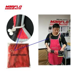 Wholesale Soft And Thin Microfiber Detailing Apron In Red Gray Colors Lightweight from china suppliers