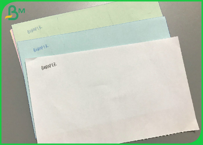 50gsm Blue Impression Carbonless NCR Paper Jumbo Roll For Invoice Printing