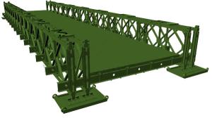 Wholesale Durable Industrial Prefab Steel Bridge Construction Galvanized Modular Steel Structure from china suppliers