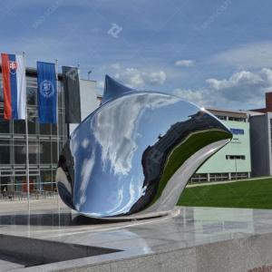 Wholesale 4 Meters High Mirror Polished Stainless Steel Polishing Sculpture A Pulsing Heart from china suppliers