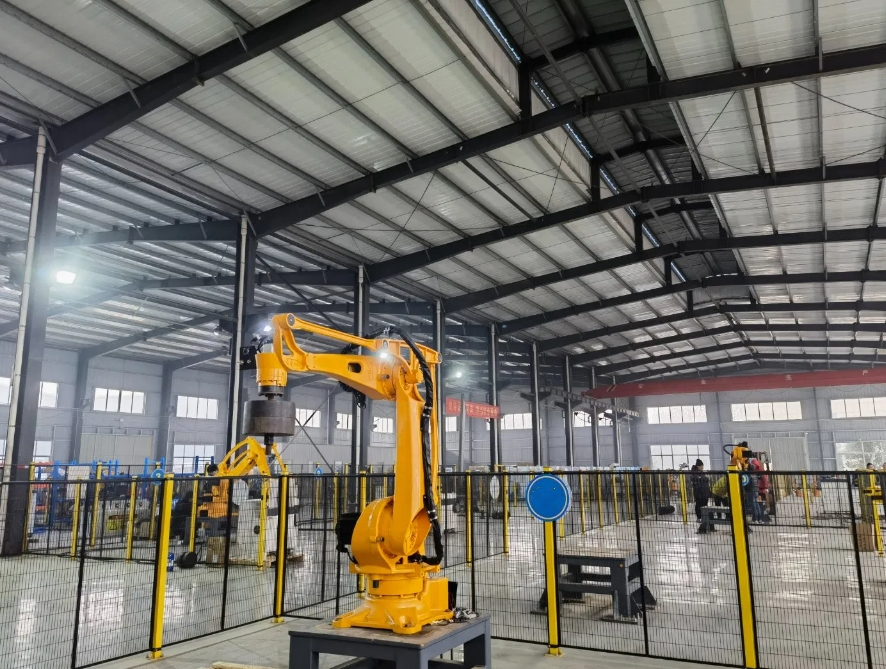 360 Rotation Robotic Arm Palletizer 380V Automatic Palletizer Machine