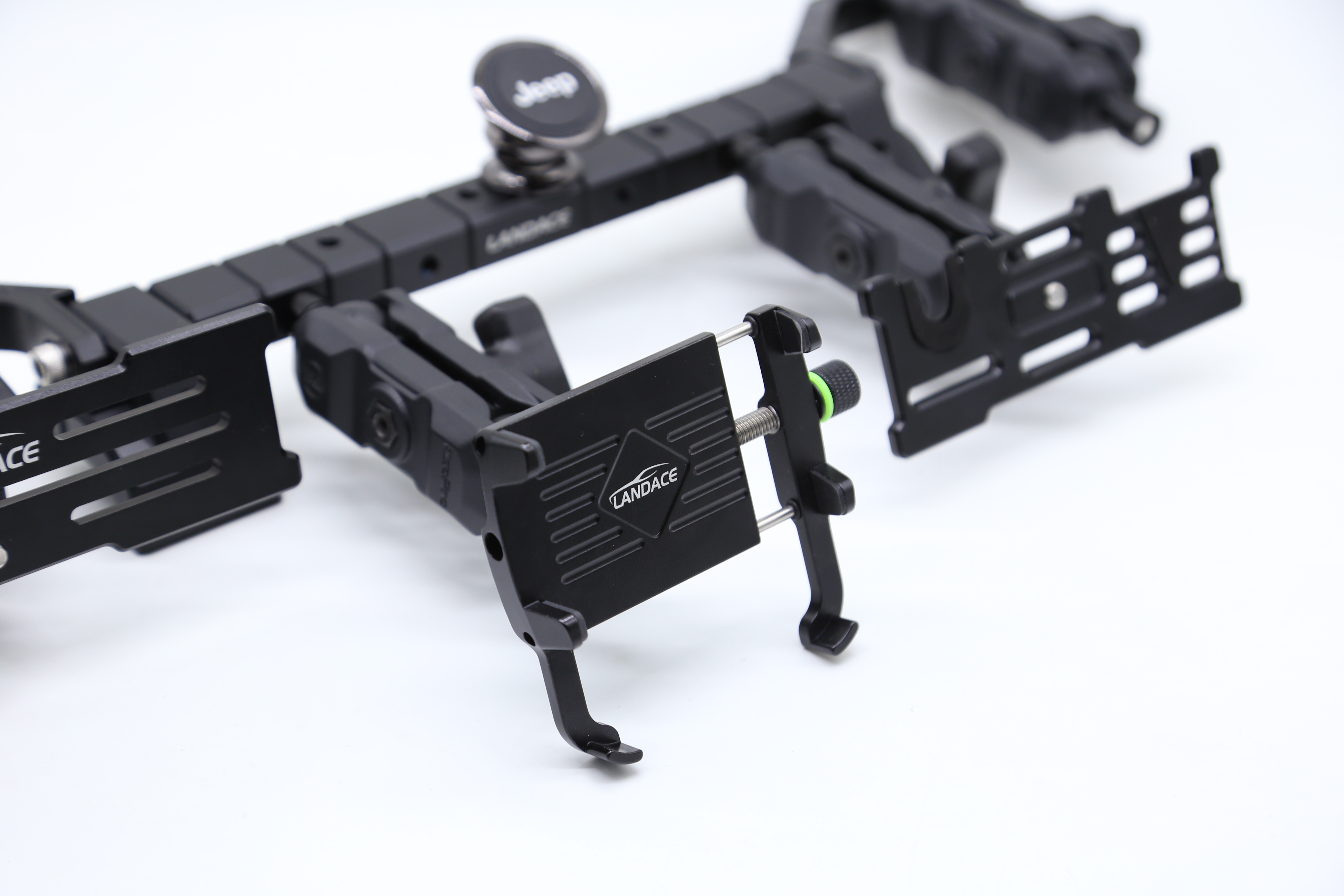 Screen Rotating Holder Screen Swivel Mount Bracket Center Console Bracket car mobile phone stand for Jeep Wrangler