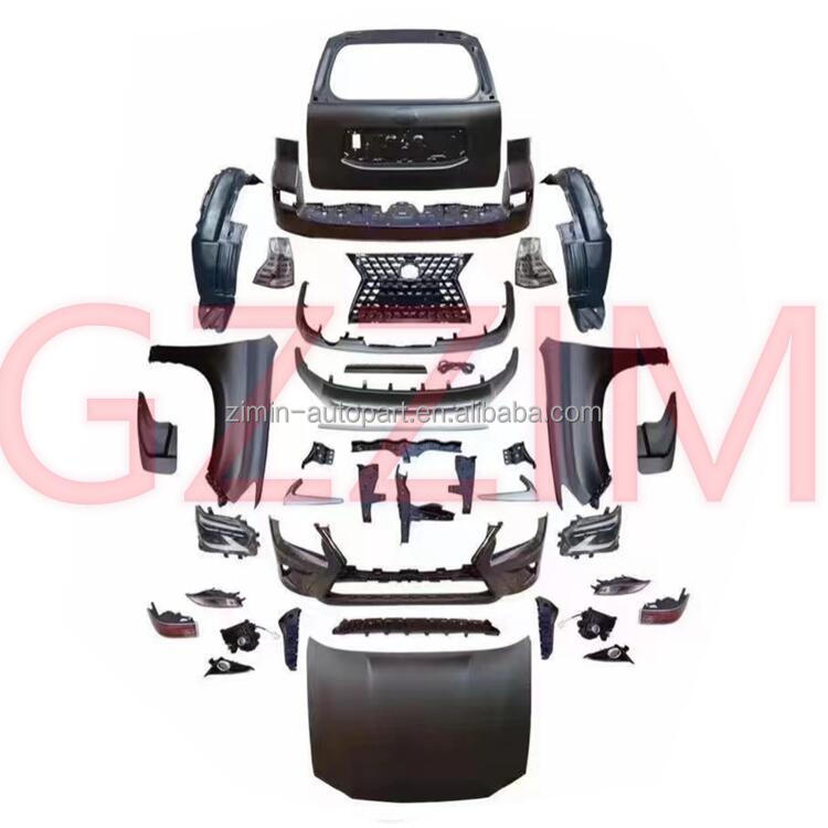 Lexus LX GX460 GX400 2010-2016 To 2021 Car Front Rear Bumper Grille Hood Fender Spoiler Bodykit