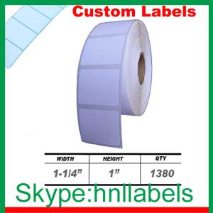 Wholesale 1.25x1-inch Direct Thermal Label Rolls for Zebra/ Eltron Thermal Printers from china suppliers