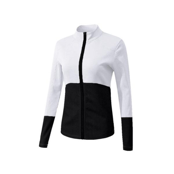 Full Zip Slim Football Training Tracksuits Stand Collar Colour Block Coat Women