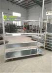Dutch Trolley Shelves CC Roll Container Nursery Trolley Cart Greenhouse Grow