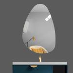 Customized Size Beveled Glass Beauty Salon Makeup Furniture for Bathroom