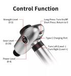 Deep Tissue Muscle Massage Gun USB Rechargeable Super Quiet Percussion Massage