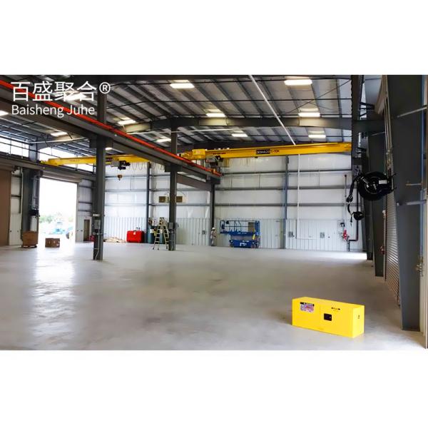 Low Carbon Steel Prefabricated Warehouse Storage Shed Metal Frame Structure