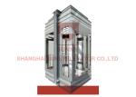 Square 0.4m/s Sightseeing Panoramic Glass Elevator Stainless Steel