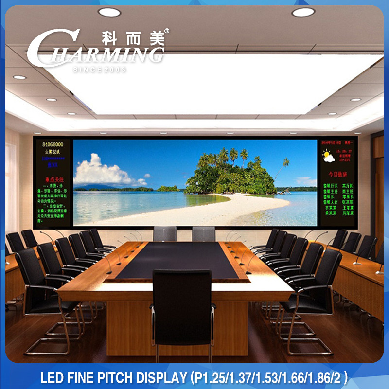 HD Shopping Mall Seamless Fine Pitch LED Display Screen P1.86 Full Color