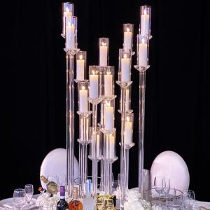 Wholesale 18 Arms Crystal Chandelier Candle Holder Christmas Tree 145cm from china suppliers