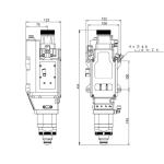 BOCI BLT4 Series Laser Cutting Head 0-15kW FL150/200 High Speed Metal cutting