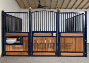 China Budget Friendly European Horse Stalls Galvanized Stainless Material 14 Ft Height on sale