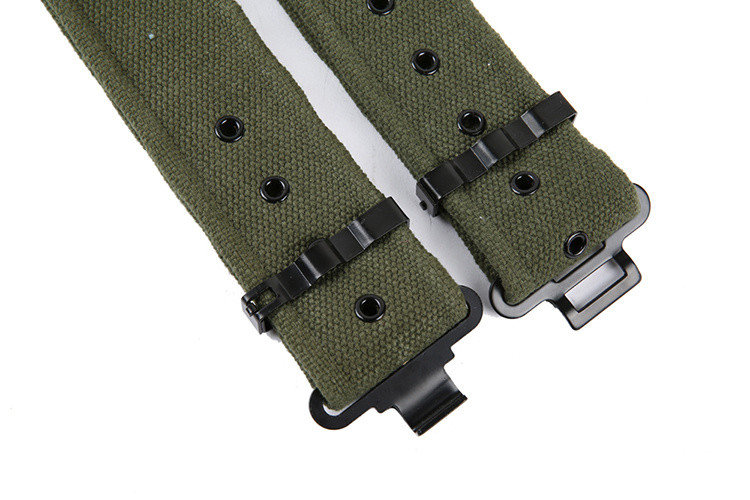Cotton Army Elastic Belt Womens Military Elastic Waist Belt For Dresses