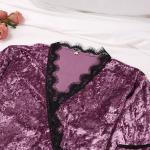 2021 Fashionable Short Tank Top Sexy Lace Bathrobe For Women Home Wear