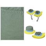 100% Polyester UPF50+ Outdoor Fisherman Hat Adjustable 58cm OEM ODM