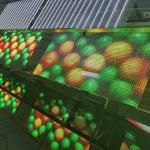 The lightest thinnest 480*960mm full color waterproof led transparent film