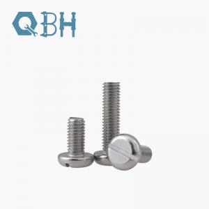 China DIN 85 Slotted Pan Head Machine Screws Stainless Steel 10.9 Grade on sale