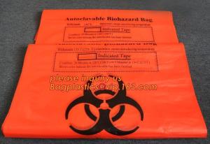 Wholesale biohazard large plastic medical waste bag, Autoclave Biohazard Bag Plastic for Healthcare Medical Waste Bags, Biohazard from china suppliers
