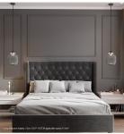 Nordic LED Pendant Light Designer Glass Bedroom Bedside Hanging Minimalist
