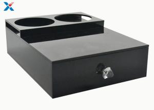 Wholesale Hotel Tea Cup Holder Acrylic Storage Box , Black Small Acrylic Display Box from china suppliers