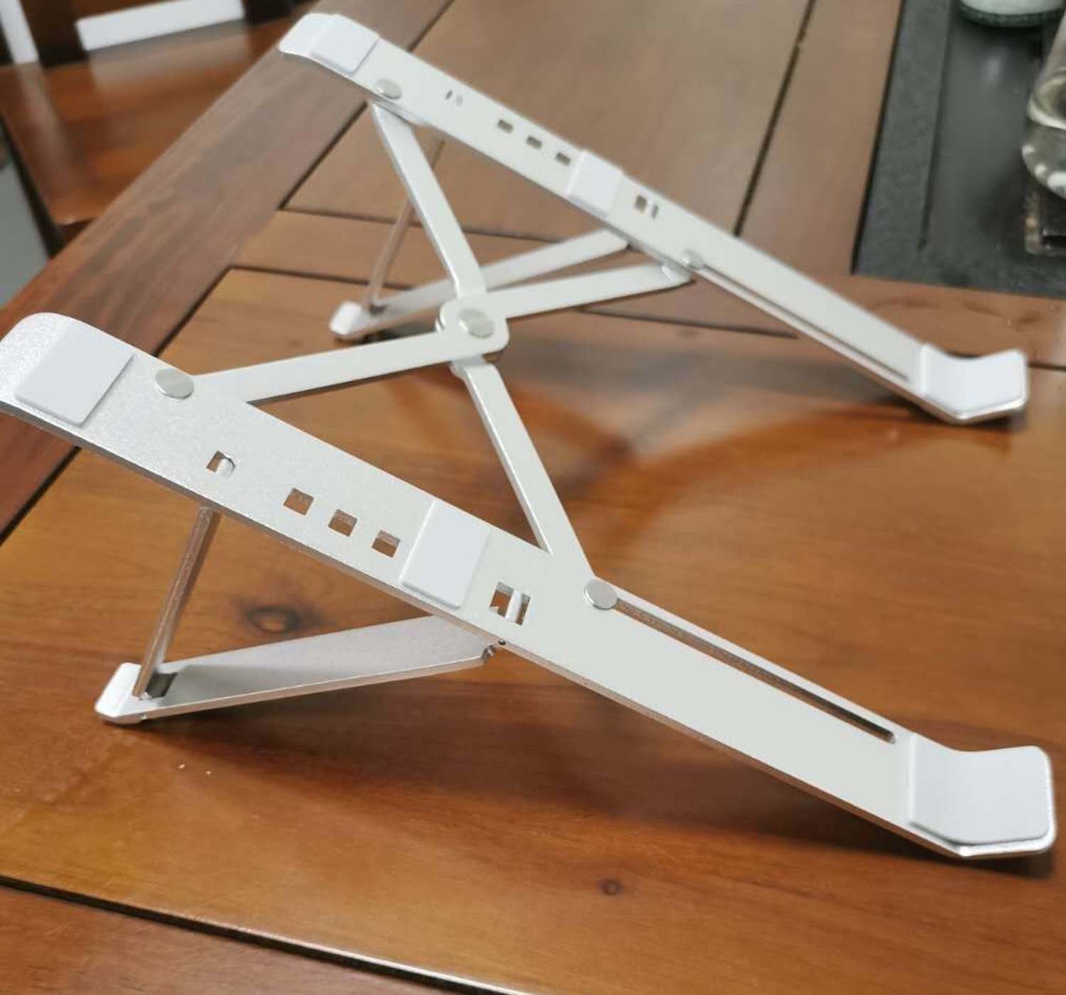 215*20*4mm Adjustable Foldable Tablet Holder 6063 Aluminium Laptop Riser